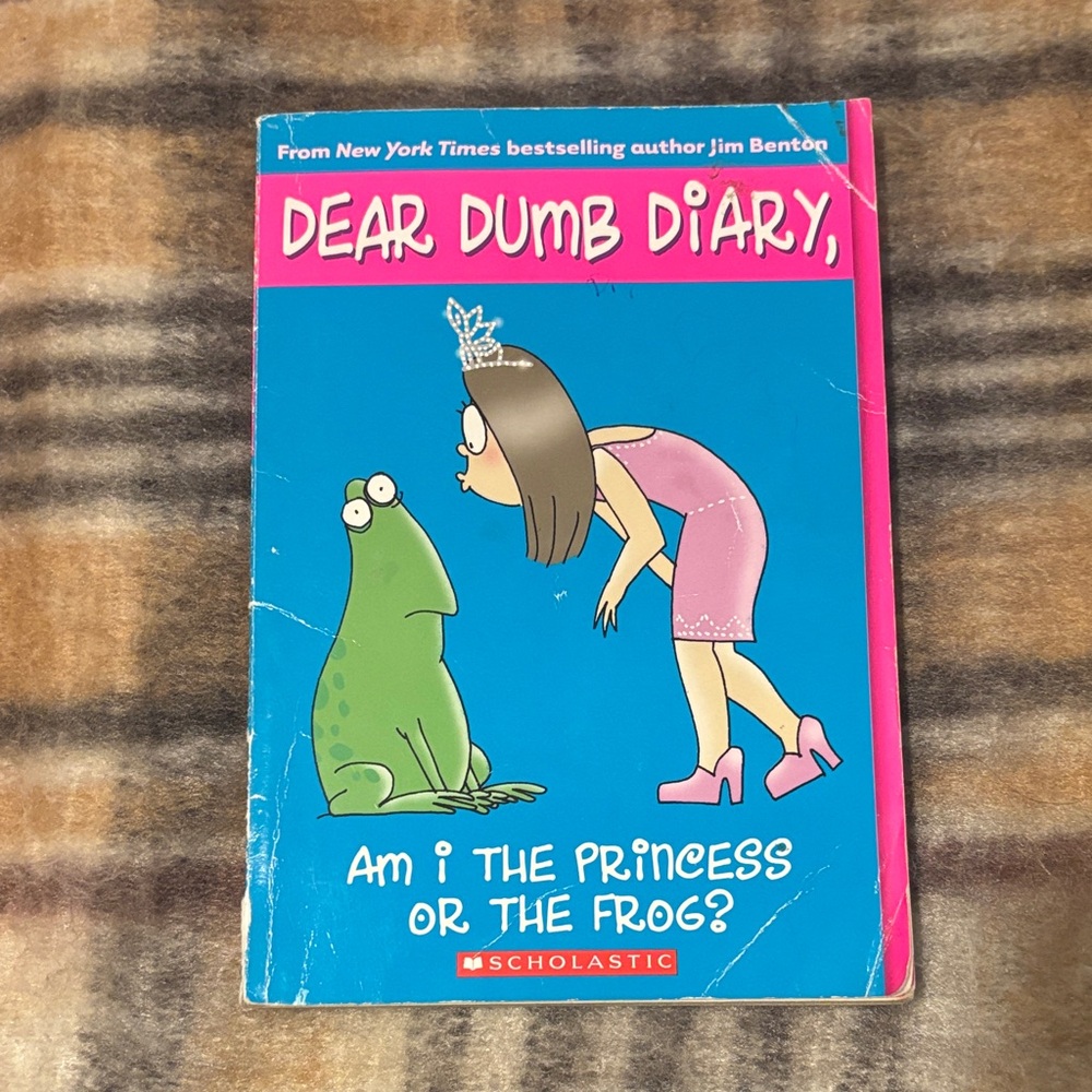 Scholastic Bright Blue & Pink 'Dear Dumb Diary' Paperback